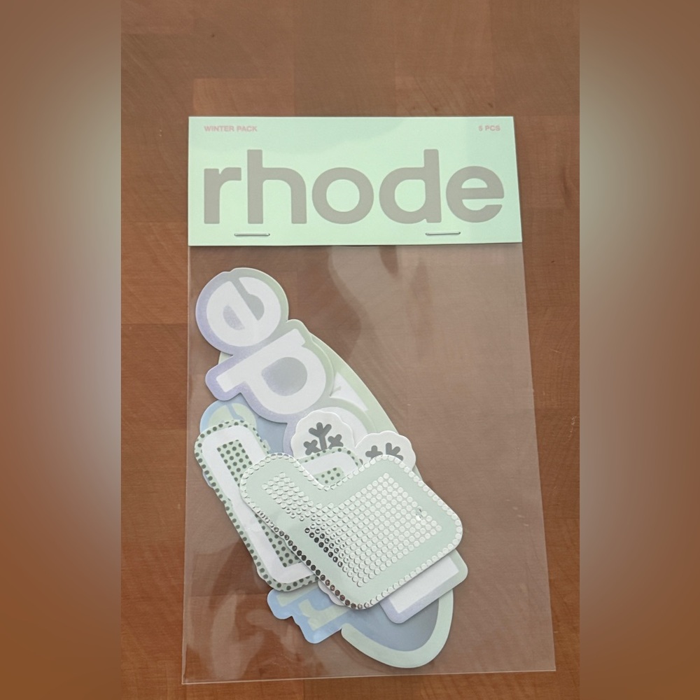 RHODE Winter 2026 Pack with White and Gray Stickers